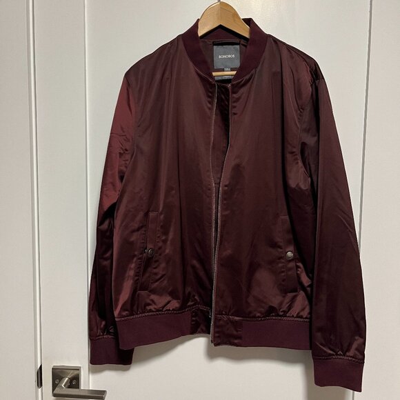 Bonobos Satin Boulevard Bomber Jacket (L) - Picture 1 of 4